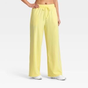 Women's Washed Jersey Wide Leg Pants - JoyLab™